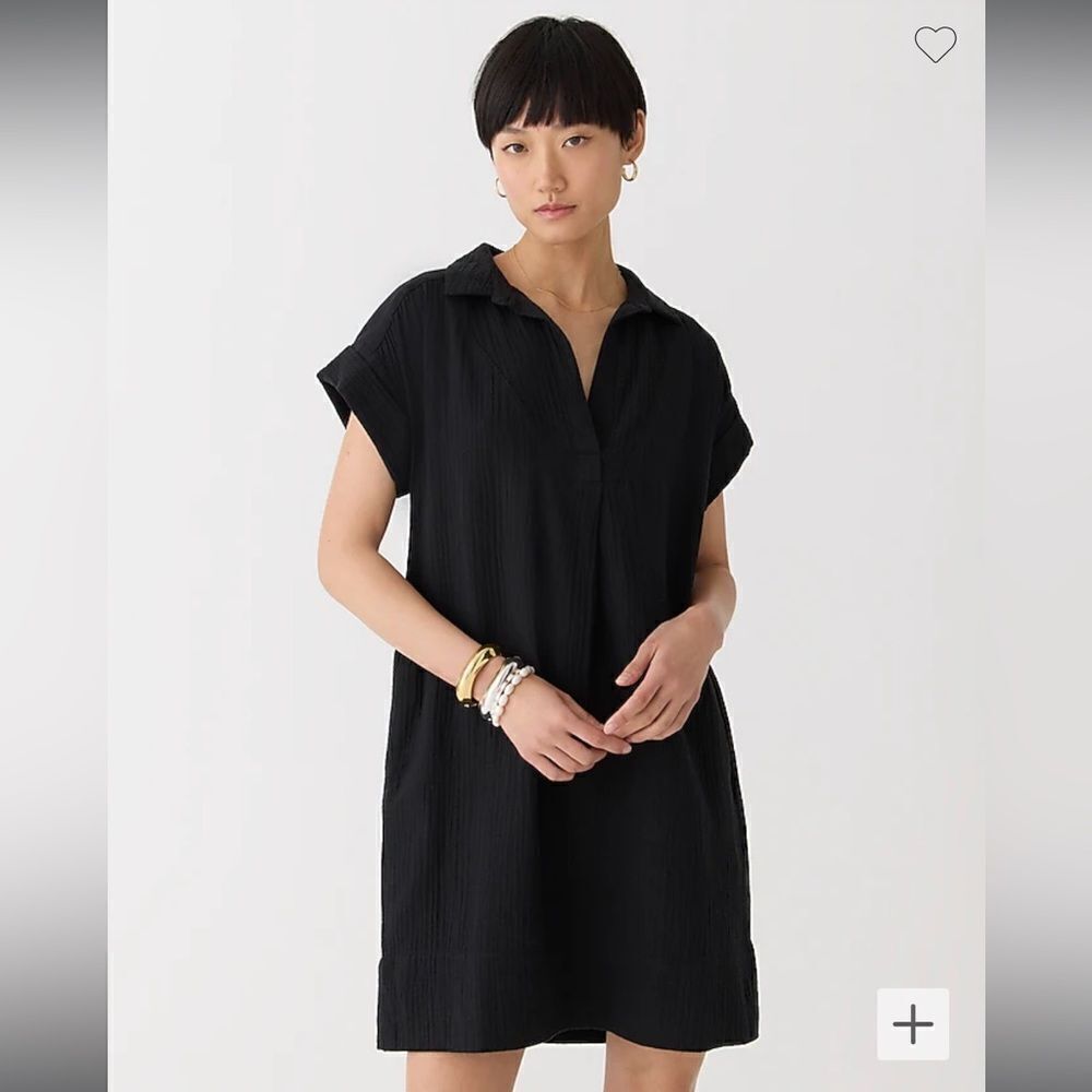 J. Crew Black Mini Dress